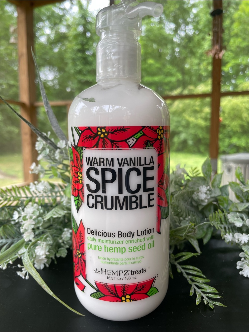 HEMPZ Warm Vanilla Spice Crumble Body Lotion - White